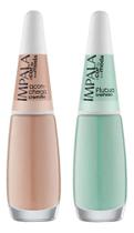 Kit 2 Esmaltes Impala: Crie Unhas Única - Flutua / Aconchego