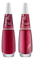 Kit 2 Esmaltes Impala: Crie Unhas Únicas M - Jane / Amante