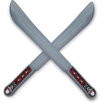 Kit 2 Espada Facão Pirata Brinquedo Plástico Criança Presente Halloween