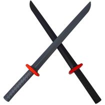 Kit 2 Espadas Ninja Com Bainha Samurai, Ninja, Pirata - LePlastic