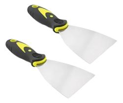 Kit 2 Espatula Massa Corrida Drywall 3 Polegadas 75mm Gesso