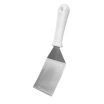 Kit 2 Espátulas Curvas de Inox Profissionais de 3 Pol para Chapeiro