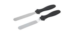 Kit 2 Espátulas de Alisar Bolo Confeitaria 23cm Profissional ( 49272 )