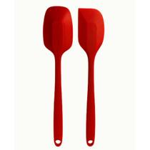 Kit 2 Espátulas de Silicone Utensílio De Cozinha Multiuso Super Resistente Reforçada Grande Oferta