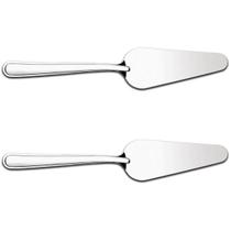 Kit 2 Espátulas para Cortar Bolo Pá Cortador de Fatia Pizza Inox Taumer Kit 2 Espátulas para Cortar Bolo Pá Cortador de Fatia Pizza Inox Taumer