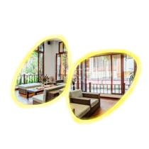 Kit 2 Espelho Chão C/ Led 80cm Orgânico Lapidado Decoração