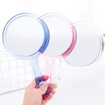Kit 2 Espelhos de Mão Redondo Dupla Face com Zoom 2x