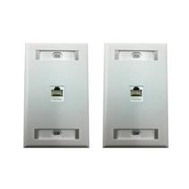 Kit 2 Espelhos de Parede 4x2 com 1 saída Rj45 Cat6 Kit 2 Espelhos de Parede 4x2 com 1 saída Rj45 Cat6
