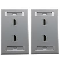 Kit 2 Espelhos de Parede com 2 saídas Hdmi