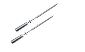 Kit 2 Espeto Espada Para Grill Giratória Inox