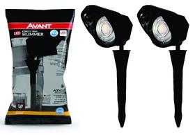 Kit 2 Espeto Jardim Led 5w Âmbar Bivolt Resistente A Água