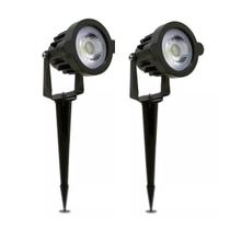 Kit 2 Espetos de Jardim LED 7W 6500k Galaxy led Bivolt 110-220