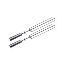 Kit 2 Espetos Tridente Inox