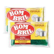 Kit 2 Esponja de Limpeza Bombril Multiuso 1 unidade Kit 2 Esponja de Limpeza Bombril Multiuso 1 unidade