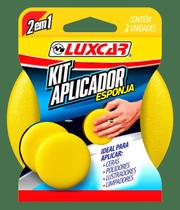 Kit 2 Esponjas Aplicadoras Luxcar Amarelas