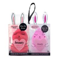 Kit 2 Esponjas Para Maquiagem Hello Mini Linha Coelho