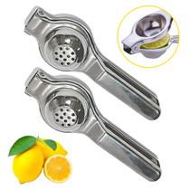 Kit 2 Espremedor Amassador De Limão Reforçado Em Aço Inox