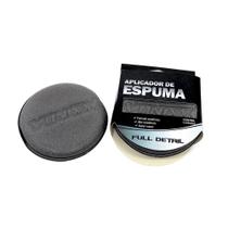 Kit 2 Espuma Aplicadora De Cera Redonda Cinza Vonixx