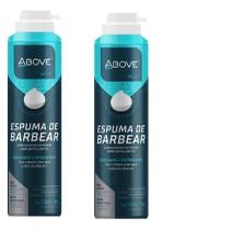 Kit 2 Espuma Barbear Above Men Aloe Vera E Mentol 150Ml