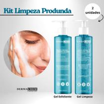 Kit 2 Espuma Cremosa de Limpeza Facial Esfoliante + Espuma - Dermachem Kit 2 Espuma Cremosa de Limpeza Facial Esfoliante + Espuma - Dermachem