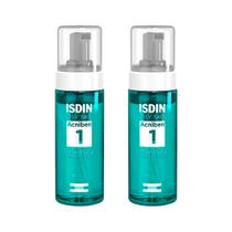 Kit 2 Espuma de Limpeza Facial suave ISDIN Acniben 150ml Cada