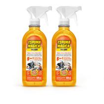 Kit 2 Espuma Mágica Limpador Spray Tira Odor Proauto 500ml