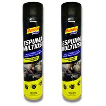 Kit 2 Espuma Magica Multiuso Limpa Banco Carro Sofá Tenis Couro Colchão Tapete Carpete Estofado Moto Kit 2 Espuma Magica Multiuso Limpa Banco Carro Sofá Tenis Couro Colchão Tapete Carpete Estofado Moto