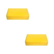 Kit 2 Espuma Para Massa Fina Compel Aplicador Acabamento Reboco Massa Corrida Pintura Profissional