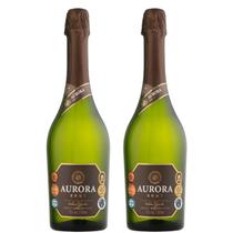 Kit 2 Espumante Aurora Branco Brut 750ml - Serra Gaúcha