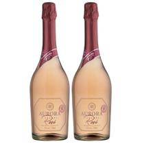 Kit 2 Espumante Aurora Moscatel Rosé 750ml - Serra Gaúcha