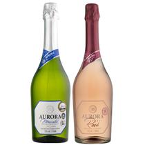 Kit 2 Espumante Aurora Moscatel Rosé e Branco Serra Gaúcha Kit 2 Espumante Aurora Moscatel Rosé e Branco Serra Gaúcha