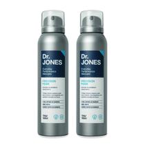 Kit 2 Espumas de Barbear Hidratante Precision Foam Dr Jones 160ml