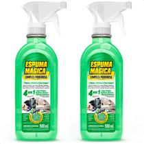 Kit 2 Espumas Magica Limpeza Geral Versão Gatilho Proauto 500ml