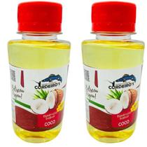 Kit 2 Essência Atrativo de Pesca Coco Oleosa Iscas e Massas