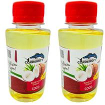 Kit 2 Essência Atrativo de Pesca Coco Oleosa Iscas e Massas