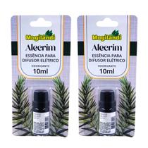 Kit 2 Essencia p/ Difusor Elétrico Alecrim Mogilândi 10ml
