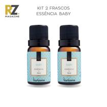 Kit 2 Essências Baby Via Aroma 10 mL para Aromatizador Elétrico - RZ Magazine Kit 2 Essências Baby Via Aroma 10 mL para Aromatizador Elétrico - RZ Magazine