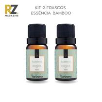 Kit 2 Essências Bamboo Via Aroma 10 mL para Aromatizador Elétrico - RZ Magazine Kit 2 Essências Bamboo Via Aroma 10 mL para Aromatizador Elétrico - RZ Magazine