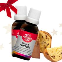Kit 2 Essências De Panetone Super Panetone Para Natal e Confeitarias