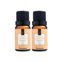 Kit 2 Essências Flor de Laranjeira Via Aroma 10mL p Difusor