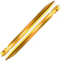 KIT 2 Estaca Metal GRANDE Dourada 30CM (MOD101332)