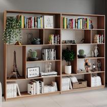 Kit 2 Estante para Livros 180cmx240cm 4 Prateleiras Seattle Yescasa Kit 2 Estante para Livros 180cmx240cm 4 Prateleiras Seattle Yescasa