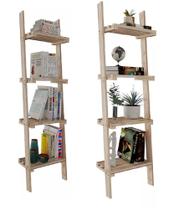 Kit 2 Estantes Minimalista Novidade Organizar Simples Sala 100% Pinus