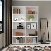 Kit 2 Estantes para Livros 5 Prateleiras 180cmx120cm Multy