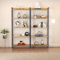 Kit 2 Estantes para Livros Altas Industrial Aço 5 Prateleiras 187cmx80cm Active Yescasa