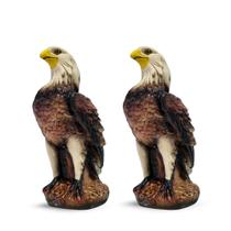 Kit 2 Estátua Águia Gavião Espanta Pombos Gesso 36 Cm Varias Variedades