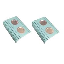 Kit 2 Esteiras Braço de Sofá Azul Bebe Porta Copo