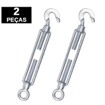 Kit 2 Esticador para Cabos de Aço Cordoalhas Cerca Esticar Tensionar 3/4 Polegadas (19mm)