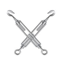 Kit 2 Esticador para Cabos de Aço Cordoalhas Tensionar Esticar 1 Polegada 25,4mm
