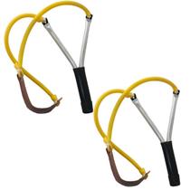 Kit 2 Estilingue Baladeira Baleadeira Badogue Funda Demetal Kit 2 Estilingue Baladeira Baleadeira Badogue Funda Demetal